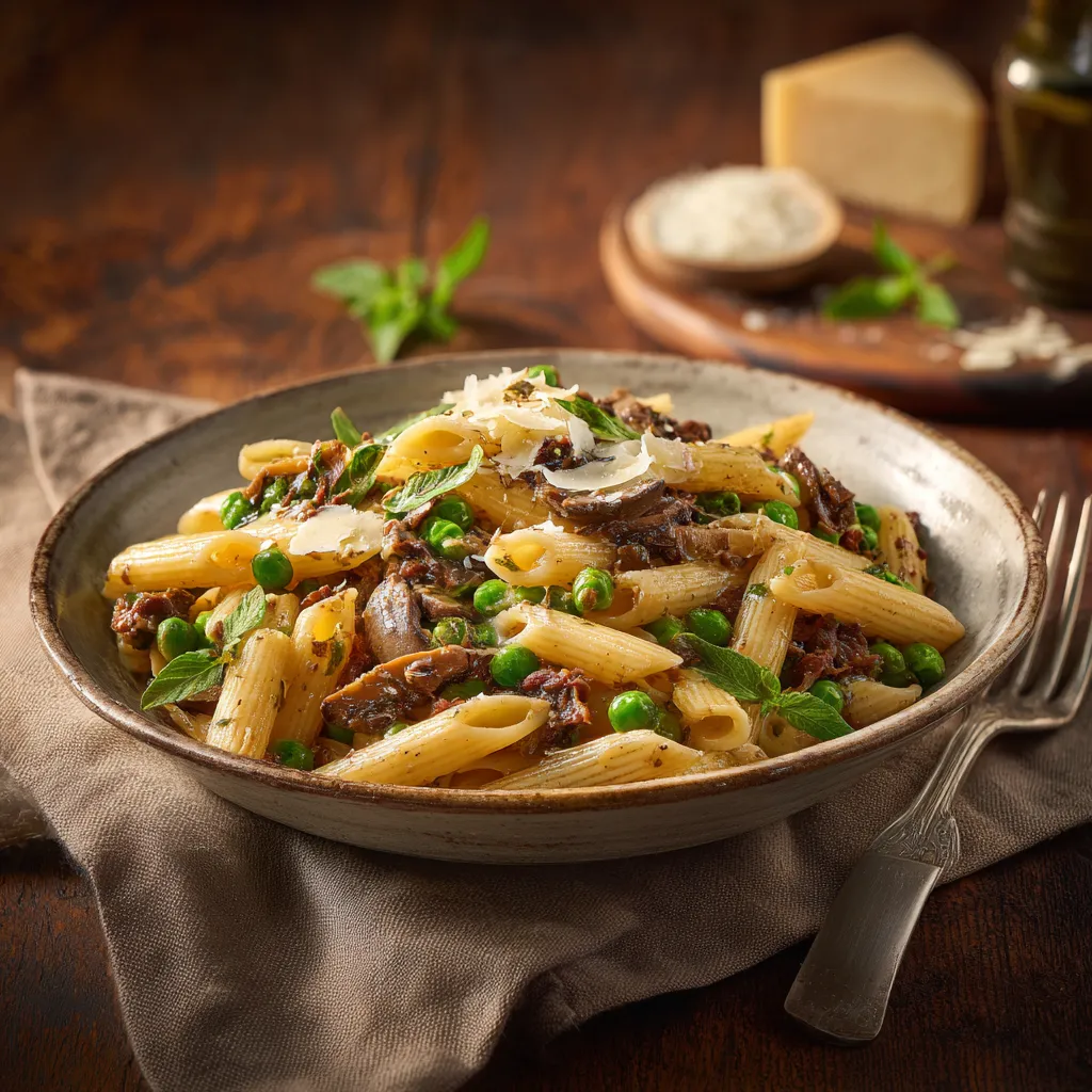 Pastas du jour Penne à la sicilienne