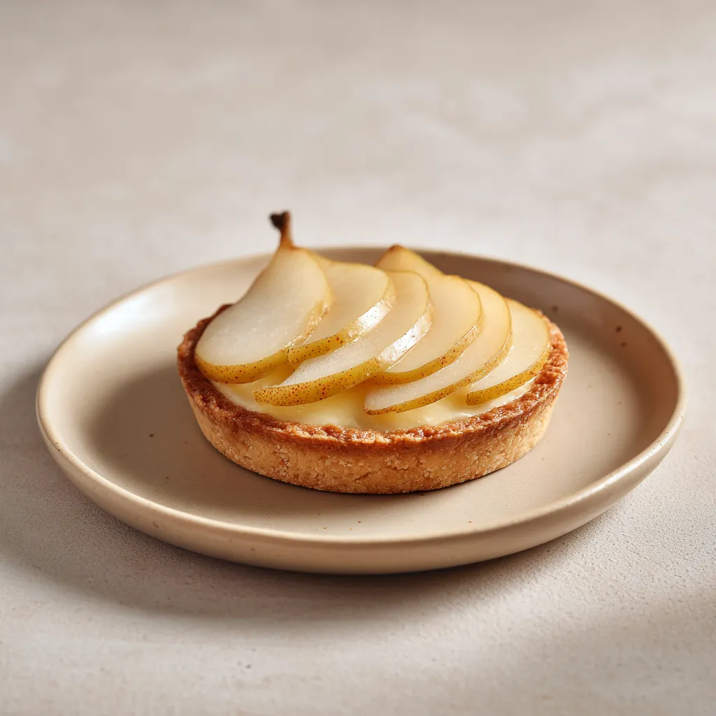 [2936] Tartelette poire amandine